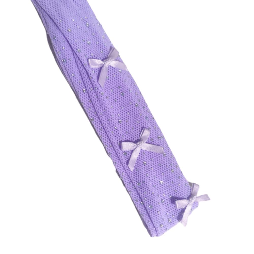 Collant Rete Traspiranti per Bambini con Strass Calze Colorate Scintillanti Moda
