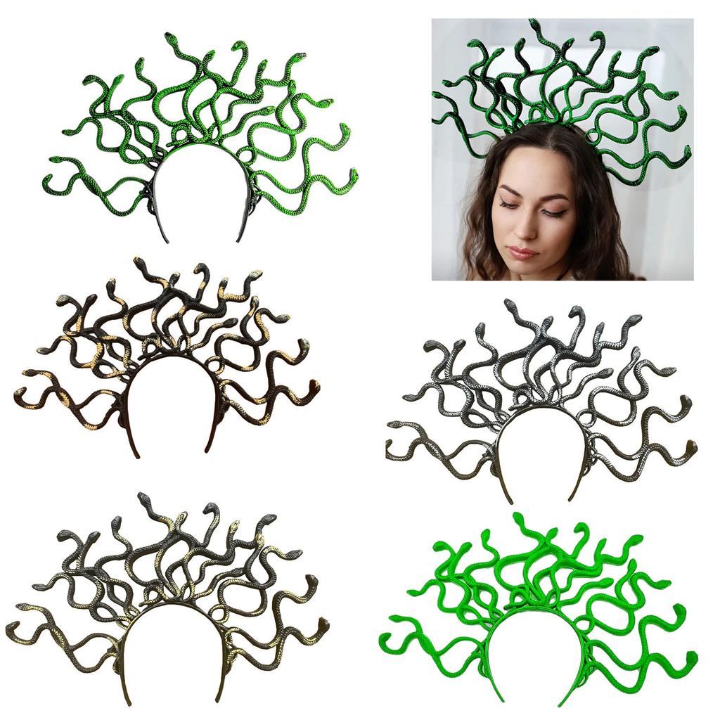 Kids Snake Headbands for Party Halloween Headwear for Music Festivals Photo Booth Props for Girls Photography