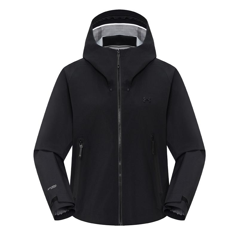 

Under Armour Extreme 3L Outdoor Логотип Модный Универсальный Капюшон Многоцелевой Походный Водонепроницаемый Ветрозащитный Дышащий Прочный Теплый Жакет 14322207 S