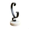 Watch Stand Compact Display with Marble Base for Collectors, Dresser, Desk, Retail Counter