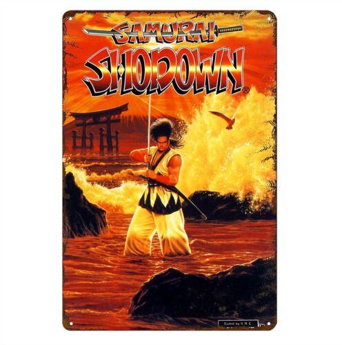 Samurai Showdown Mega Drive Ретро Видеоигра Металлическая Пластина Жестяной Знак 2030см 20x30cm（7.8x11.8inch）