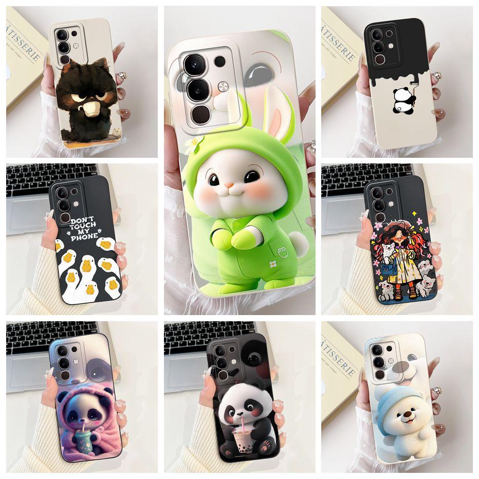 For Vivo Y29 4G 5G Case Fashion Rabbit Cartoon Cover Shockproof Phone Case For Vivo Y29s Y 29 S VivoY29 5G V2420 Soft TPU Fundas
