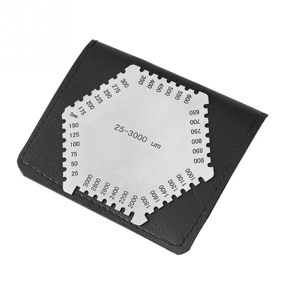 High Precision Hexagon Wet Film Comb Paint Coating Width Measuring Instruments  Color Paint