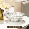 Annual Fruit Plate Living Room Coffee Table Household Light Luxury High-End Exquisite Fruit Plate Crystal Fruit Basin Snack Plate