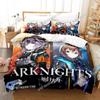 3d Printing Game Arknights Beding Set Bedrom Soft Modern Bedspreads Comefortable Children Kids Soft Duvet Cover Comfortable Quilt Cover And Pilowcase