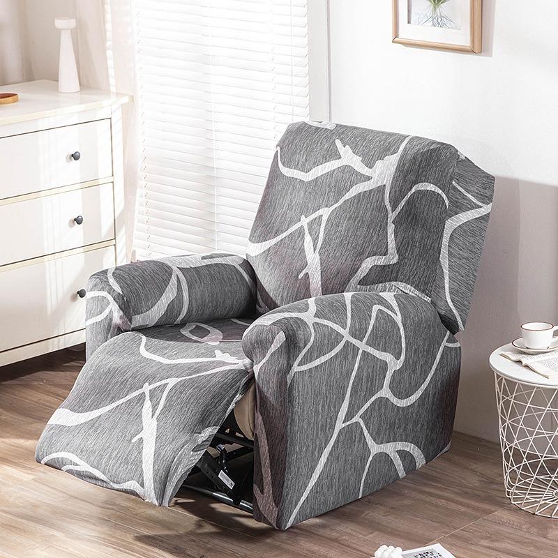 1/2/3 Seater Recliner Sofa Cover Elastic Jacquard Armchair Chair Cover for Living Room Cheap Relax Slipcover Protector