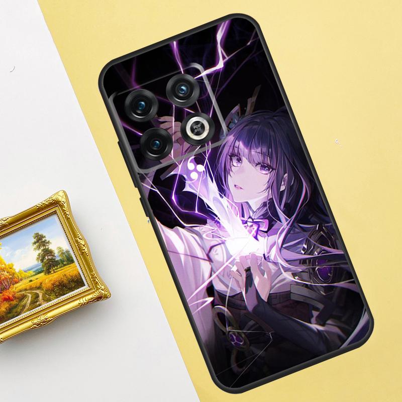 

Raiden Shogun Genshin Impact Case For Oneplus 10 8 9 Pro Ace 10T 9R 8T Cover For Oneplus Nord 2 2T CE N100 N200 N300 OnePlus Nord 2