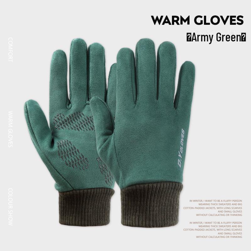 

Теплые перчатки для велоспорта 2024 года — осень/зима, с сенсорным экраном, ветрозащитные, в милом корейском стиле для студенток One Size