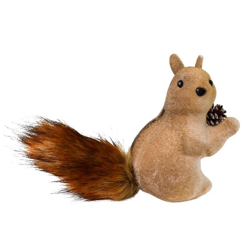 Simulated Squirrel Christmas Tree Ornament - Creative Holiday Decoration Pendant