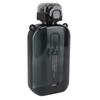 Borraccia Piatta 750ml Sottile in PC Silicone Anti-perdita con Tracolla Borraccia Piatta da Bere per lo Sport