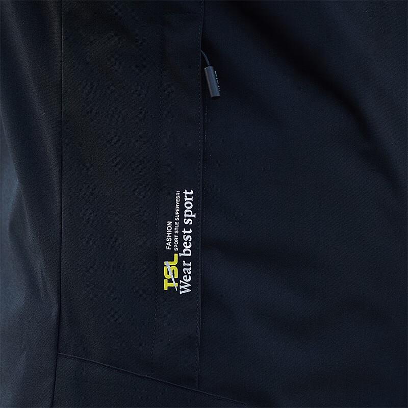 Jeep Men's Outdoor Fleece-Lined Detachable Hood Jacket