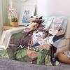 Custom 1pc Anime Character Store Blanket, Soft And Comfortable Blanket, Casual Warm, Camping Travel Blanket, Birthday Gift Q912132