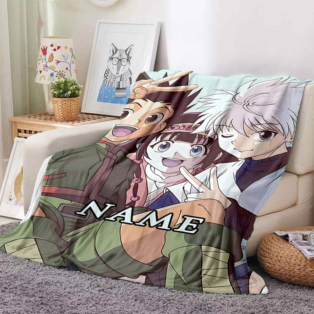 Custom 1pc Anime Character Store Blanket, Soft And Comfortable Blanket, Casual Warm, Camping Travel Blanket, Birthday Gift Q912132