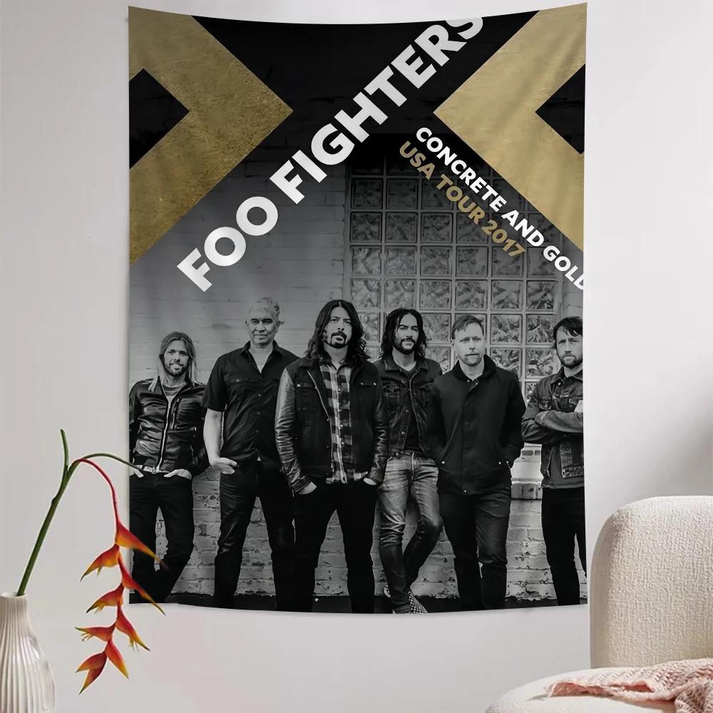 Foo Fighters Band Tapestry Art Printing Japanese Wall Tapestry Anime Wall Hanging Home Decor