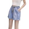 Women's Plus Size High Waist Wide Leg Denim Shorts - Summer 2026 Collection