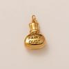 Yori 2Pcs DIY Stainless Steel Bags Guitar Pendants Accessories for Jewelry Charm Wholesale Vacuum Electroplating 18K Gold Color