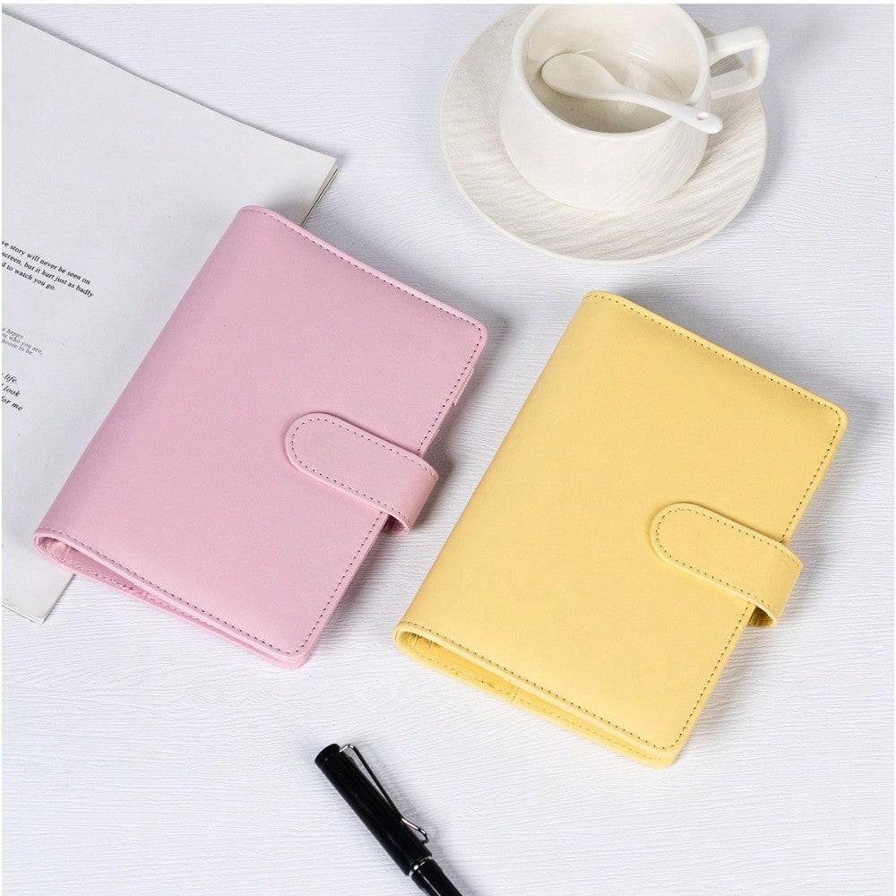 A6 Macaron Bookkeeping Book Binder Financial Planning Bookkeeping Notebook Shell