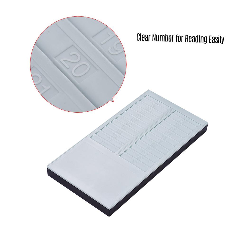 Bisofice Time Card Rack Wall Mount Holder 24  Slot For Attendance Recorder Punch Time  Timecard Holder Wall Mounted