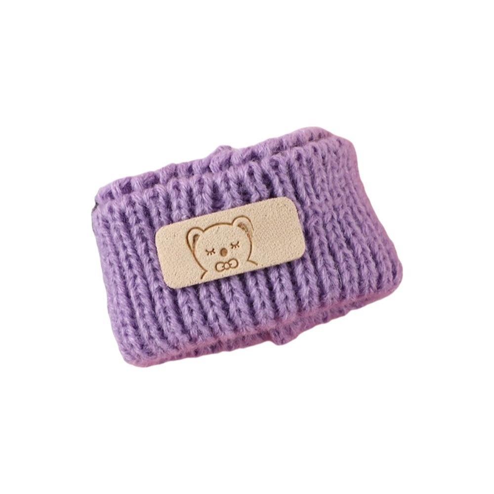 Für Hut Puppen Kleidung Passend Niedliche Gestrickte Mütze Zubehör Kleidung Plüschpuppe Kleidung Weiches Plüschtier
