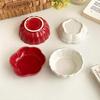 Ceramic Dipping Sauce Dish High-Temperature Ceramic Snack Serving Dish Decorative Serving Bowl for BBQ Snacks Vinegar