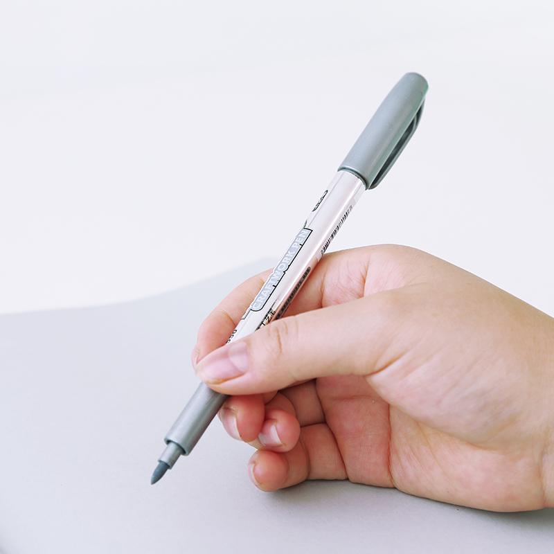 DIY Metal Waterproof Permanent Paint Marker Pens Manga Drawing Markers Students Stationery Gold Silver