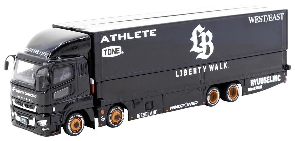 TARMACWORKS Mitsubishi Fuso Super Great Completed Product 1/64 LB-TRUCKS T64T-TL001-LBB