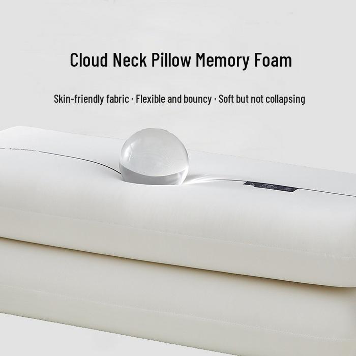 Zero Pressure Memory Foam Neck Support Pillow for Adults