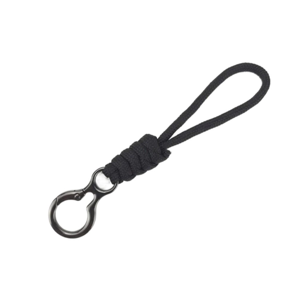 Bag Pendant Paracord Keychain Anti-lost Braided Woven Keychain Umbrella Rope Keyring  Car Trinket