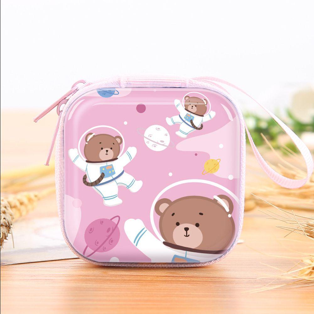 USB Cable Organizer Kids Students Women Headphone Case Earbuds Box Coin Purse Earphone Storage Bag