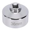 Oil Filter Socket 36mm   Steel 3/8in   Hole 6 Point Oil Filter Removal Tool for Engine