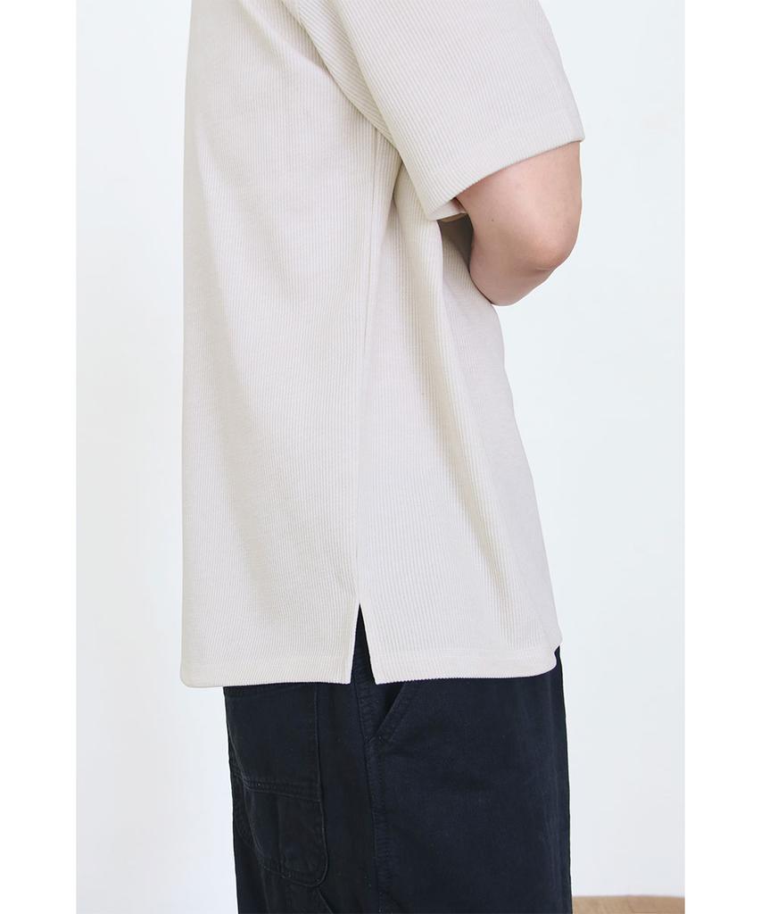 BLUFF Rugged Overfit Henley Neck Short Sleeve T-Shirt [2 Colors]