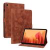 Pro Samsung Galaxy Tab A7 10.4 (2020) (SM-T500 (Pouze Wi-Fi); SM-T505 (LTE)).Pouzdro na tablet z PU kůže s nádherným květinovým embosovaným designem