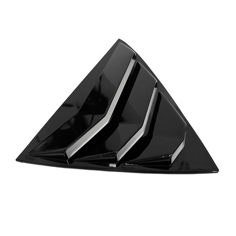 For Kia Picanto 2012-2025 Car Rear Window Quarter Louver Shutter Cover Side Vent Trim Sticker Scoop ABS Exterior Accessories