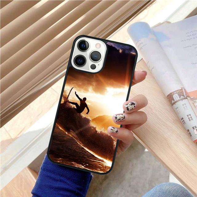 Extreme Sport Surfing Beach Coque Shell For iPhone 17 Air 15 16e 14 13 12 Pro Max 11 Pro Max Plus Phone Case Cover