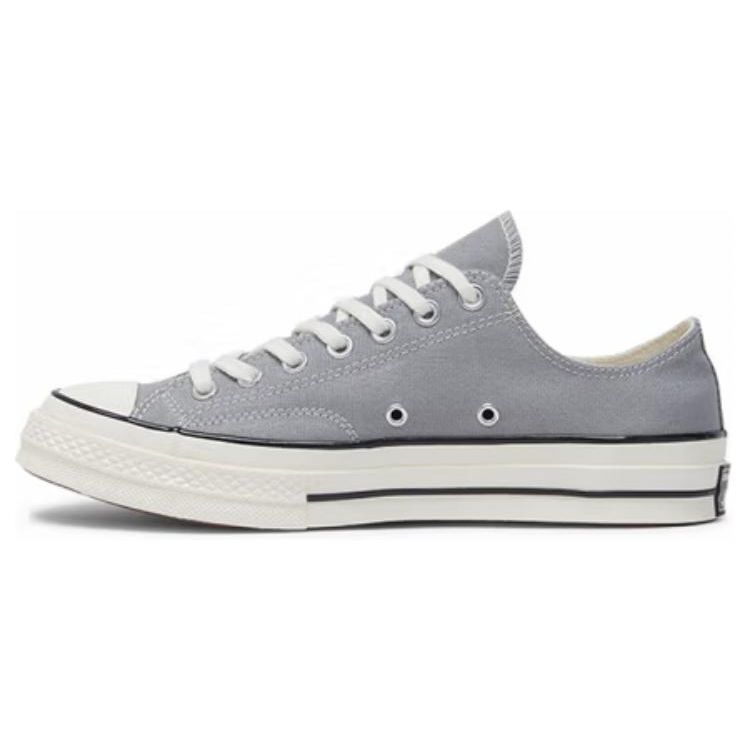 Converse Chuck 70 Comfortable Versatile Breathable Lightweight Low-Top Casual Shoes Unisex sneaker Gray A12491C