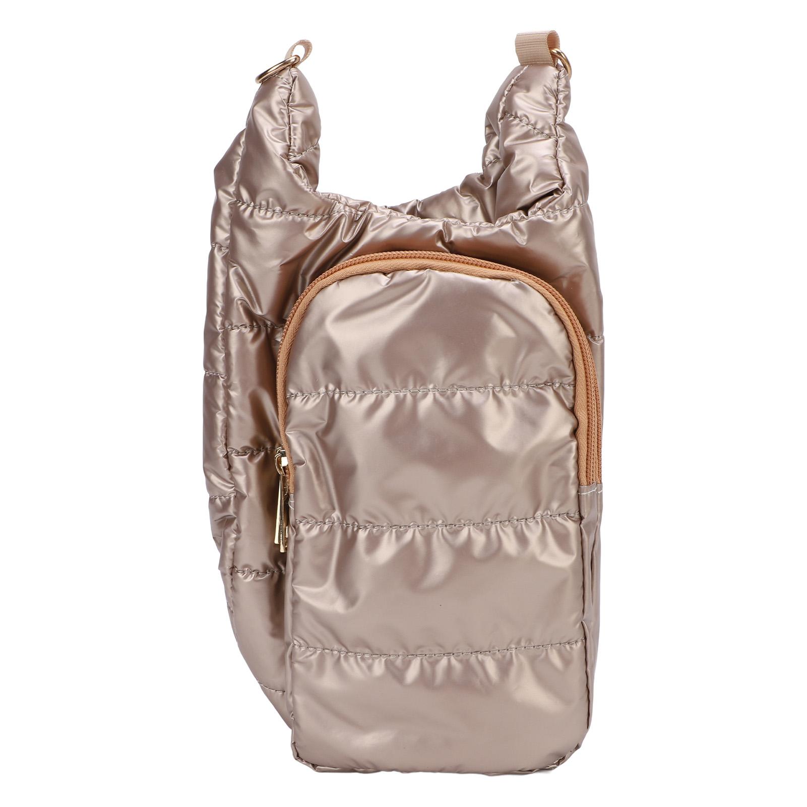 

Сумка-чохол для пляшки з водою Портативний Модний Ізольований Чохол для пляшки з водою з плечовим ременем для золотий