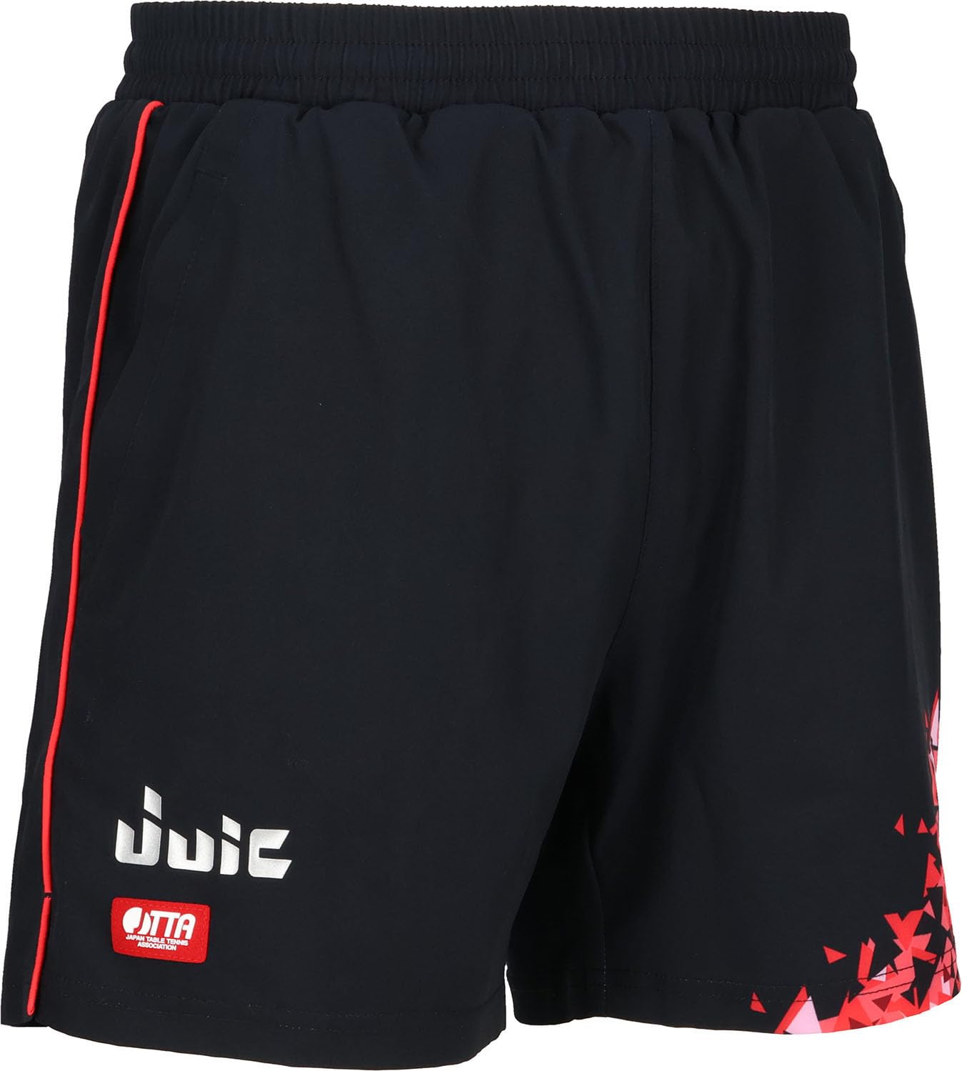 JUIC Table Tennis Game Shorts JUIC Astra P Lightweight, Sweat-wicking, Quick-drying, JTTA Approved (Japan Table Tennis Association), Unisex, Black, XS