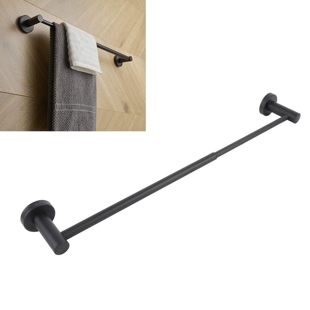 Adjustable Towel Bar Stainless Steel Modern Wall Mounted Towel Rack Hanger Holder for Bathroom Accessories