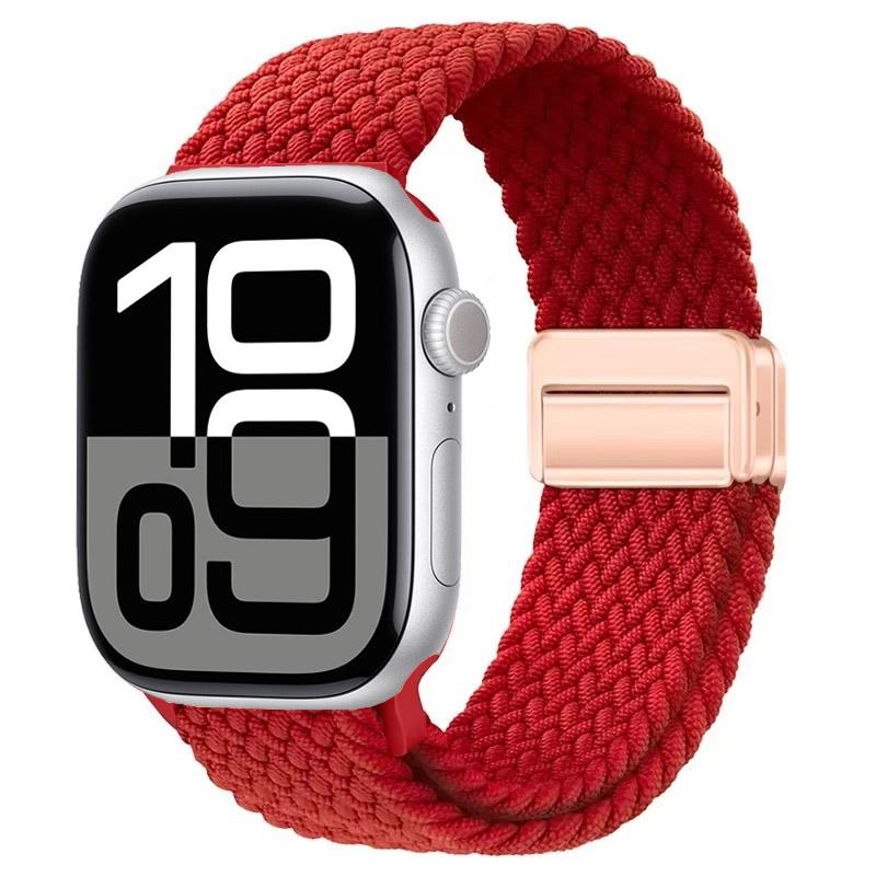 Nylon Strap for Apple Watch 10 46mm 42mm/Ultra 2 49mm 9 8 7 Breathable Watchband iwatch Series 6 5 4 SE 44mm 40mm 45mm 41mm Band