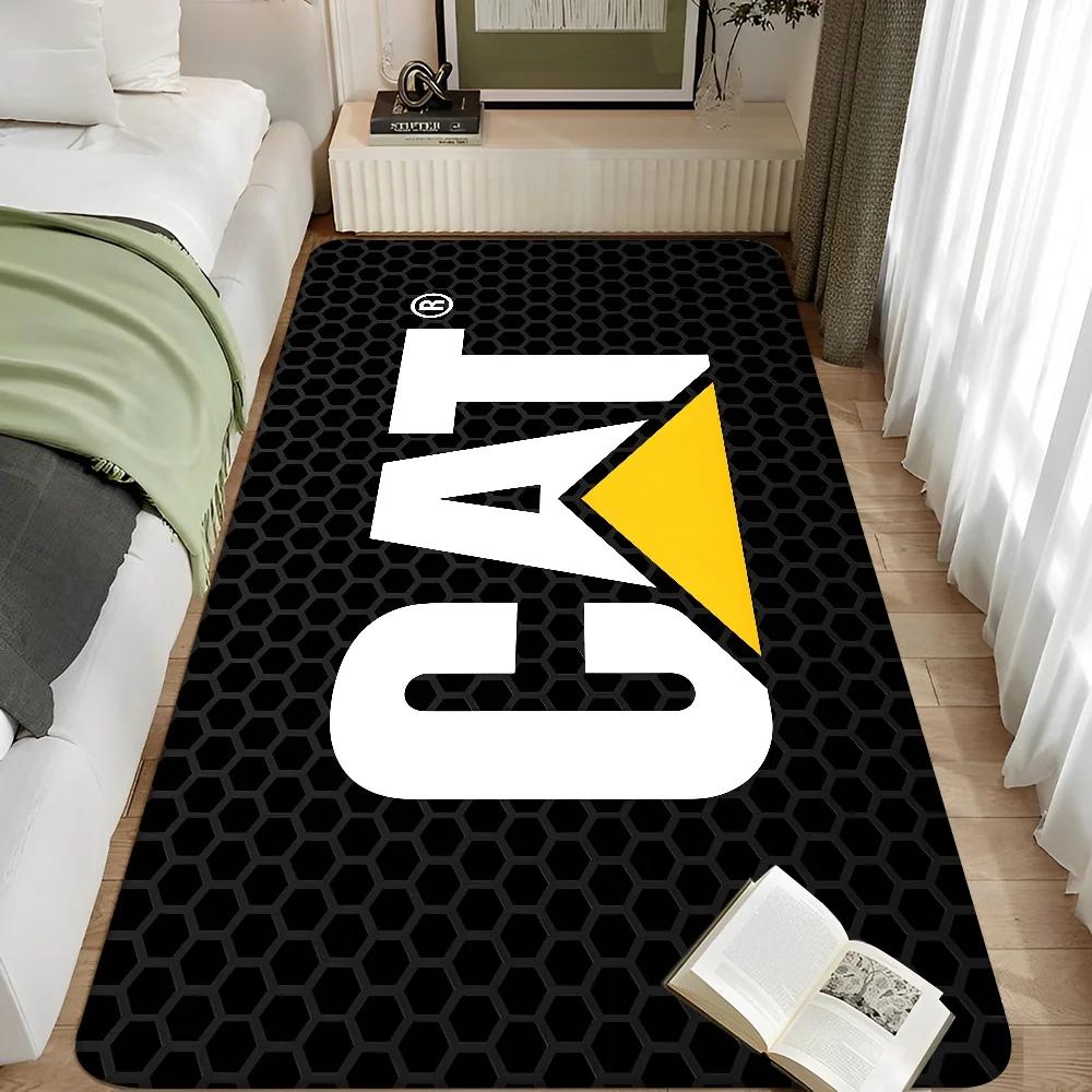 

C_Гусеница CAT Ковер Двигатель Экскаватор Коврик для входной двери с бревном Скандинавский стиль Дом Ванная-Туалет Коврики Спальня Декор для отеля Коврик 40x60cm