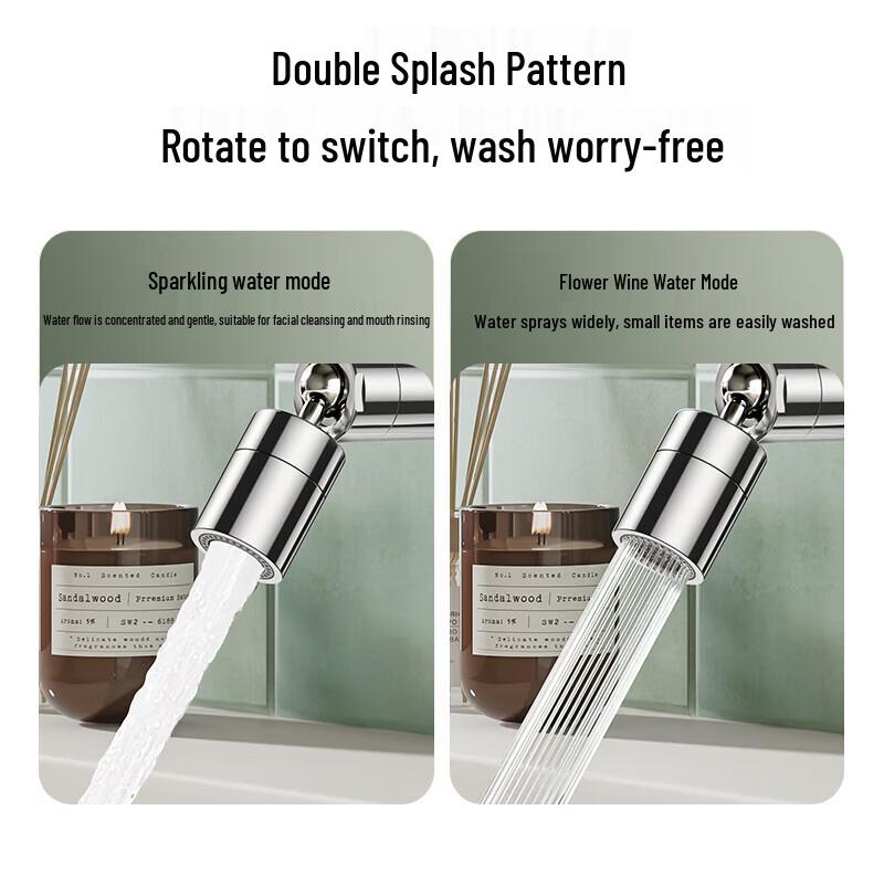 JOMOO Dual-Function Universal Swivel Basin Mixer Faucet