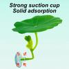 1 pc Green Leaf Hammock for Betta Fish Stress-Reducing Aquarium-Safe Decor with Suction Cup for Fish Tank Fake Plants Decoration