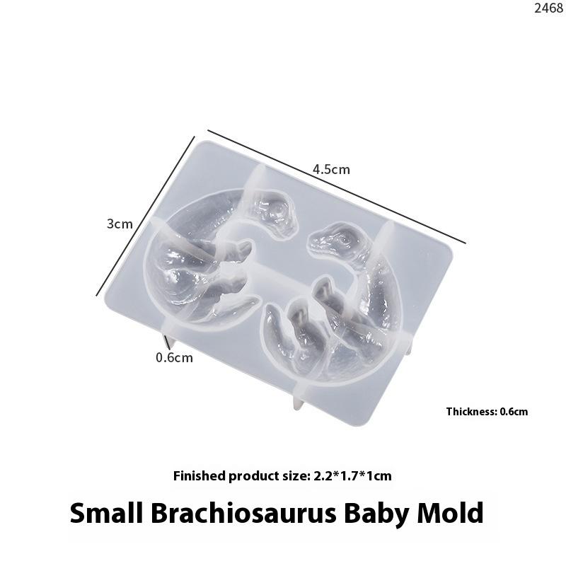 1 Piece DIY Dragon Animal Candle Craft Ornaments 3D Dragon Egg Silicone Resin Mold Home Decoration