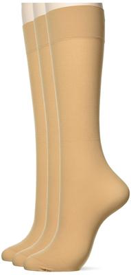 Stockings SOCKS with Below the Knee Loose Elastic At the Silk Cm [Atsugi] Silk, Length, Opening, FS5042, Women's, Nude, 22.0-25.0