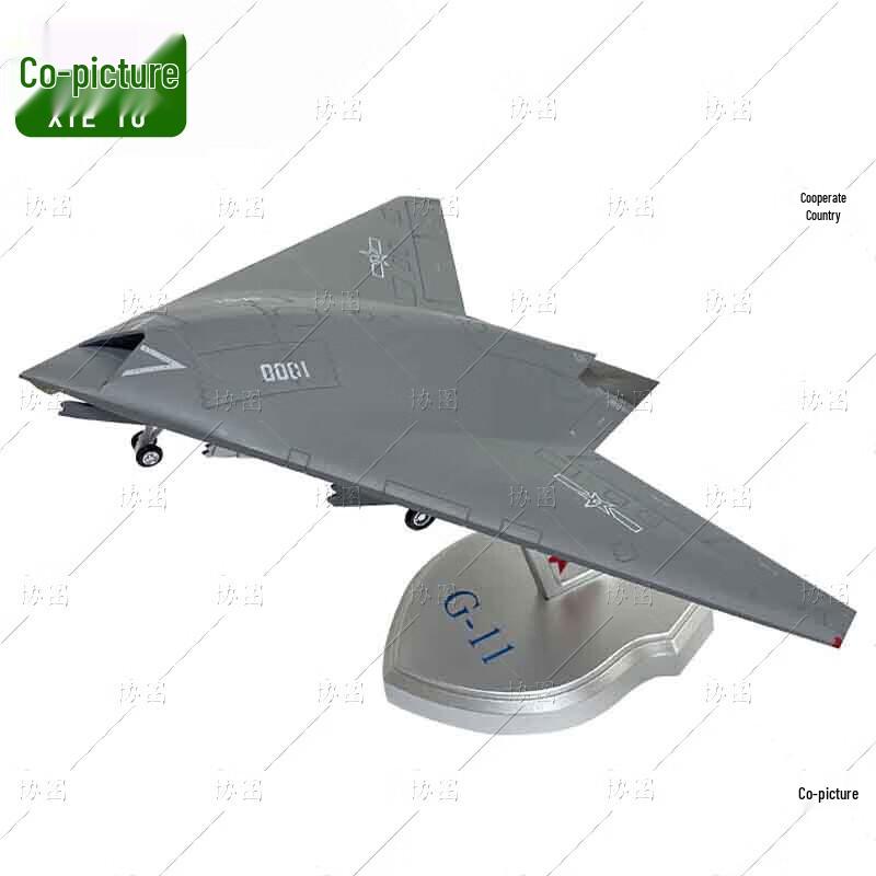 J-11 Stealth Fighter Aircraft Alloy Model