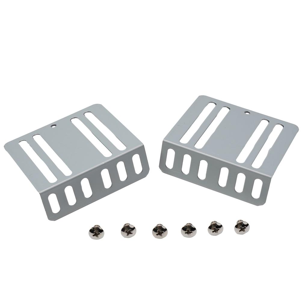 Metal Car Radio Mounting Accessory Replacement 2 Brackets