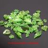 Green Transparent Leaf Shape Acrylic Bead Pendant Loose Bead For DIY Jewelry Making Necklace Bracelet Charm Accessories