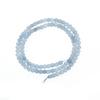 1 Strand Natural Stone Aquamarine Beads 4/6/8/10mm Light Blue Round Gem Beads for DIY Necklace Bracelet Beaded Making Findings