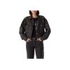 Chaqueta Vaquera Corta Suelta de Manga Larga con Botón Único y Tachuelas Levis para Mujer chaquetas A9456-0003