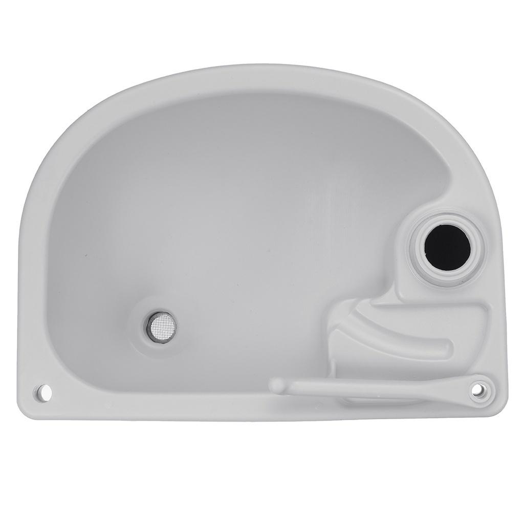 220ML Portable Washing Station Mobile Freestanding Hand Wash Sink for Camping Caravans Outdoor Activities Washing Table 50 x 33 x 83 cm